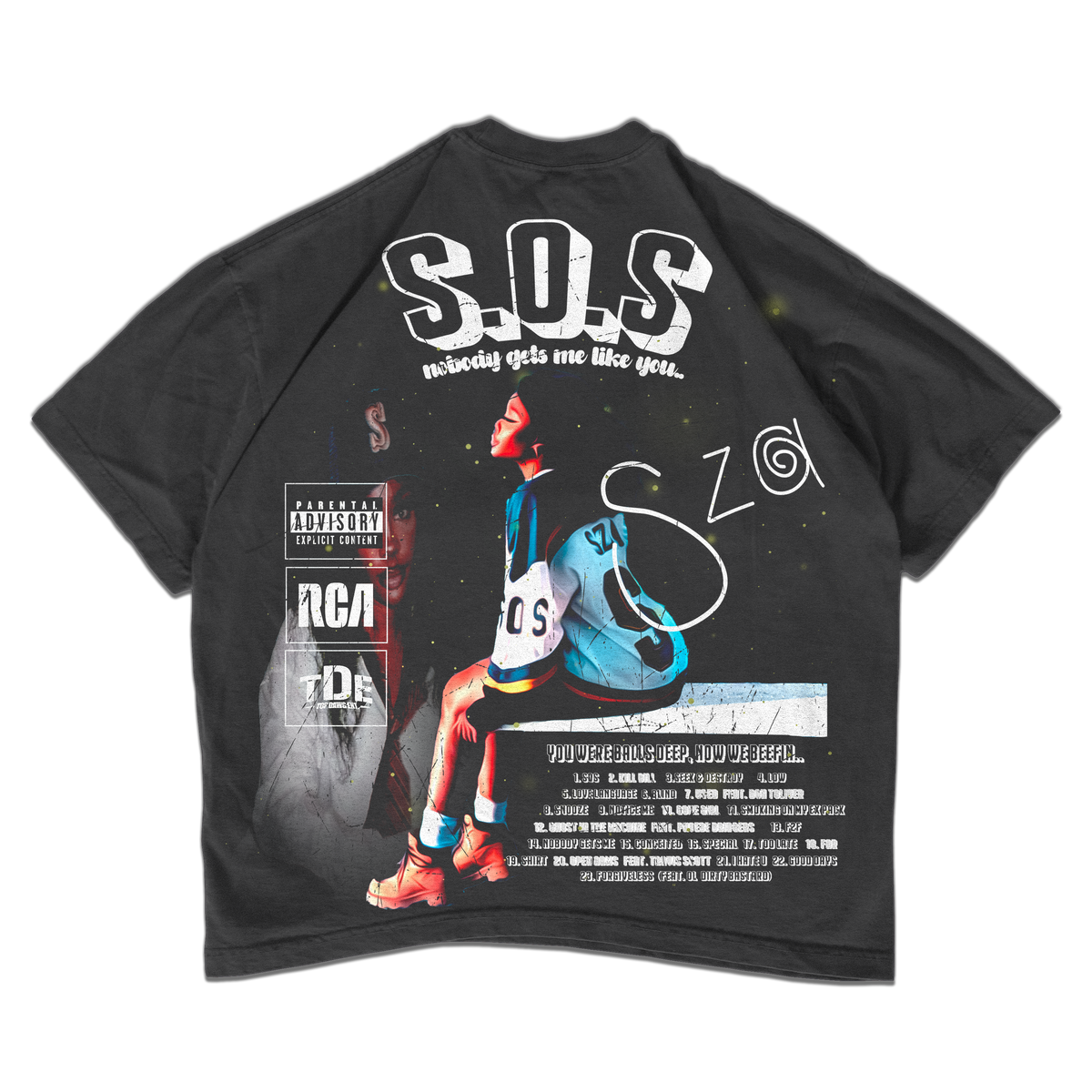 SZA "S.O.S." Vintage Tee
