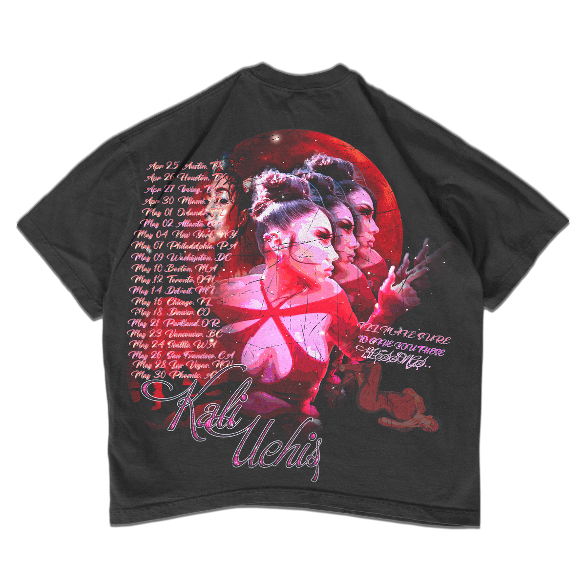 Kali Uchis "Red Moon In Venus Tour" Vintage Tee