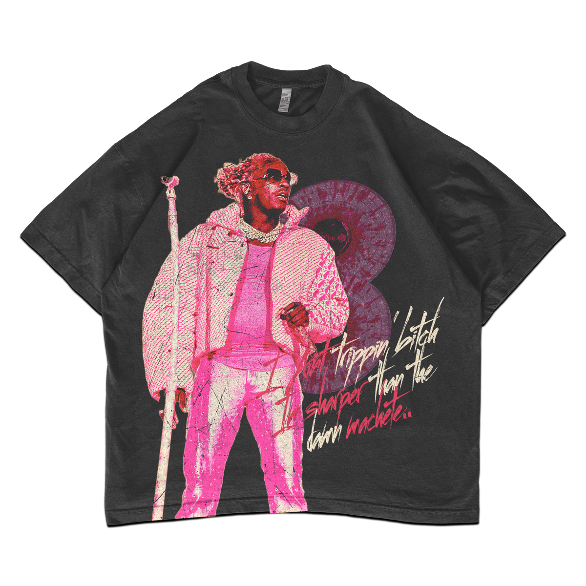 Young Thug "FREE THUGGER" Vintage Tee