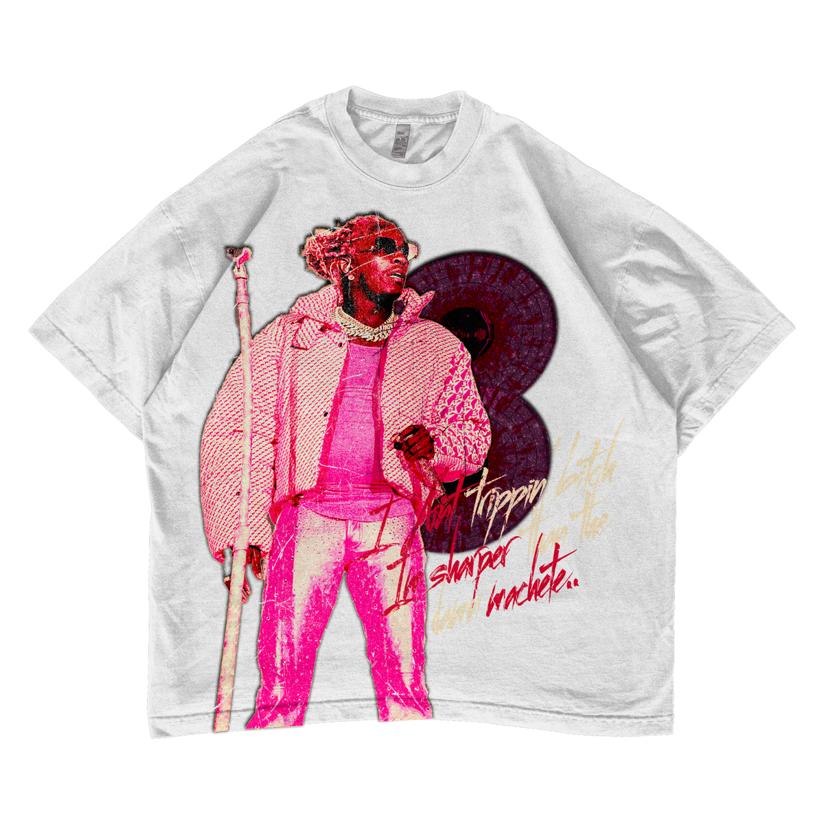 Young Thug "FREE THUGGER" Vintage Tee