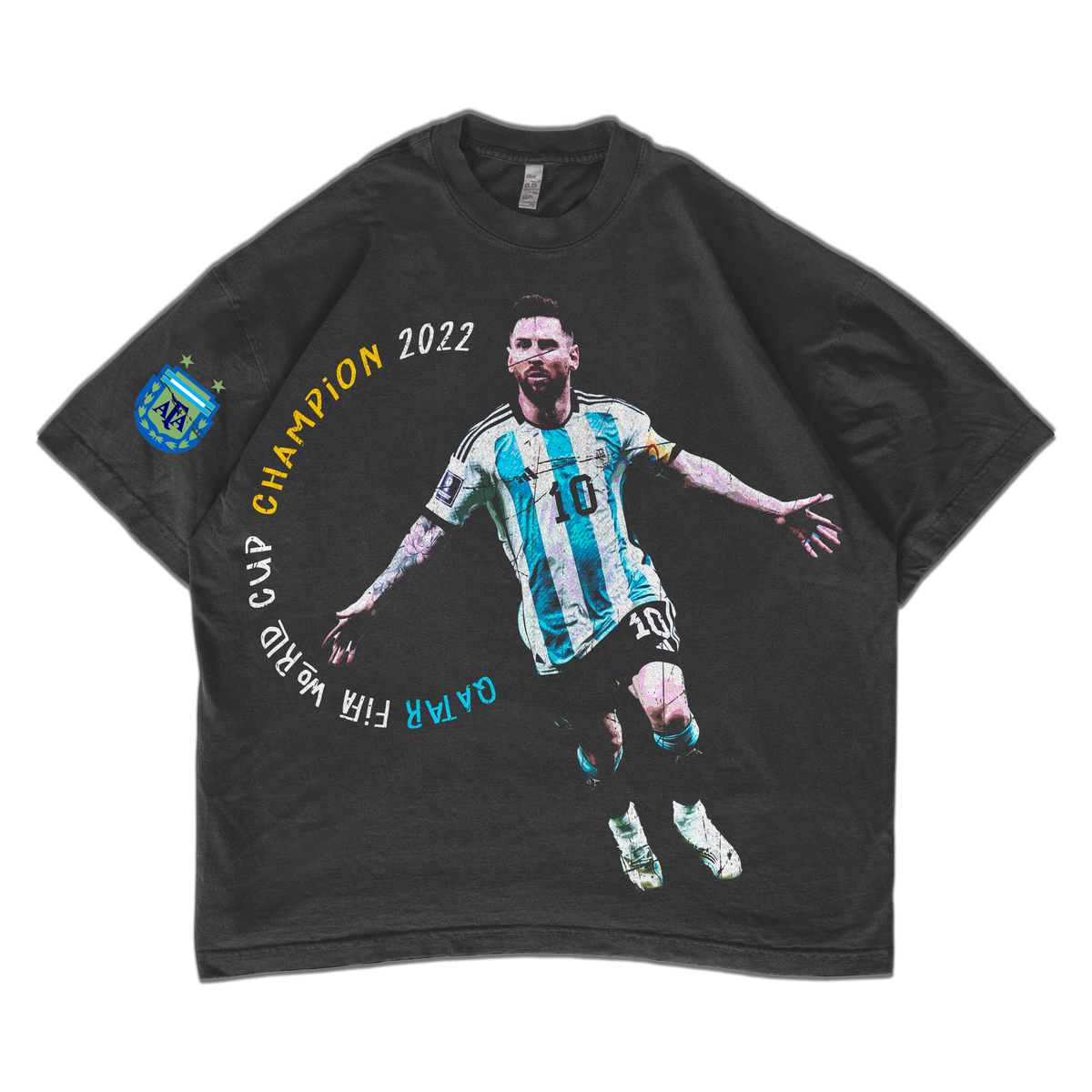 Lionel Messi "World Champion 2022 " Vintage Tee