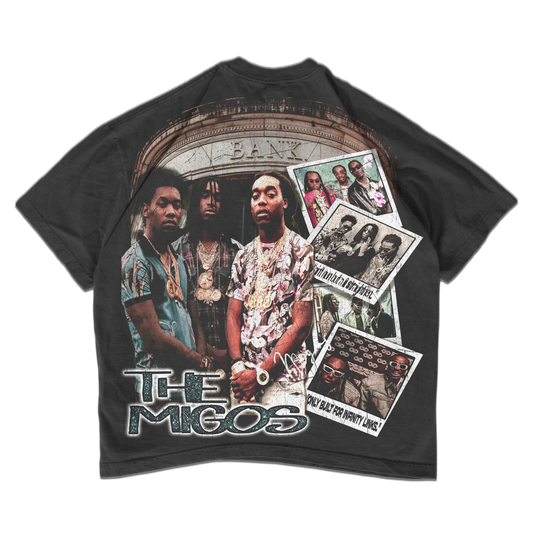 A Migos "Takeoff Tribute 2" Vintage Tee