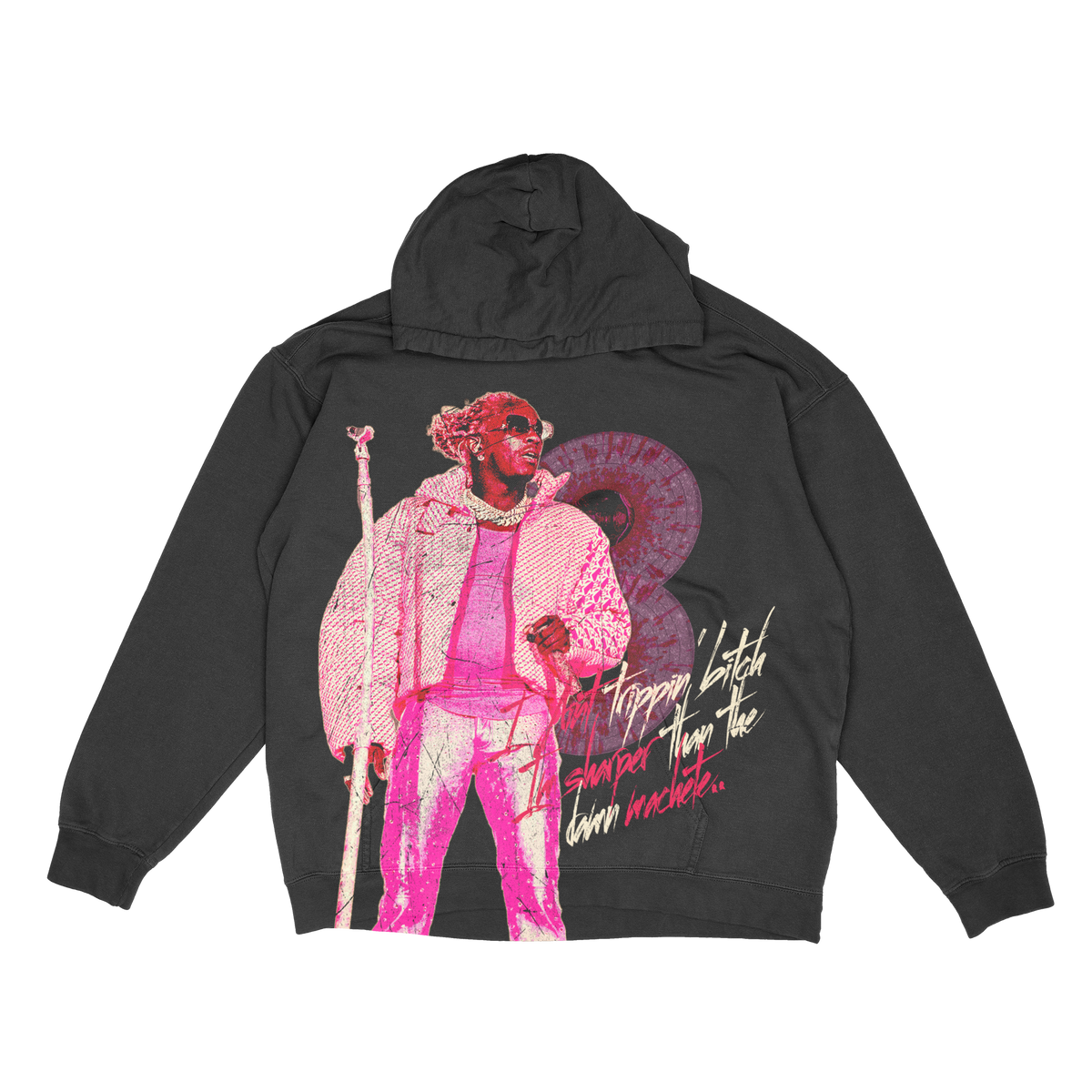Young Thug "FREE THUGGER" Vintage Hoodie